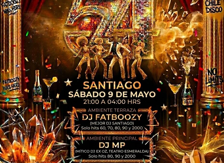 Sabado 9 mayo 2026 @ Teatro Alicia – Studio54